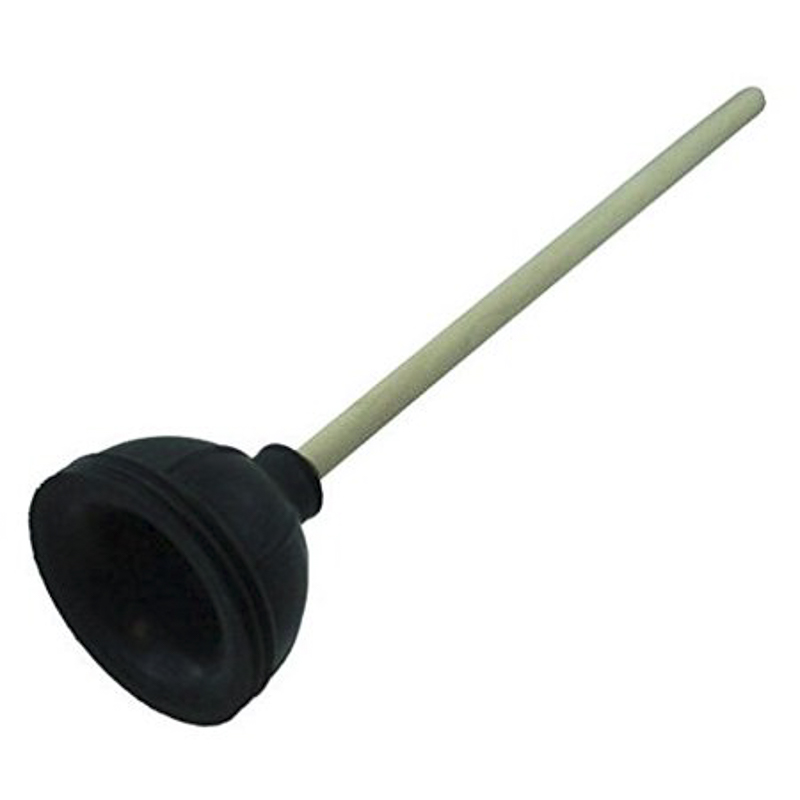 HB PLUNGER BLACK RUBBER