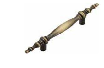 PULL, ANTIQUE BRASS 75MM