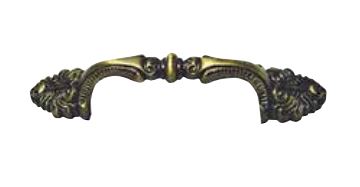 PULL, ANTIQUE BRASS 90MM