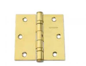 Butt Hinge 3.5x3.5" PB SecPin