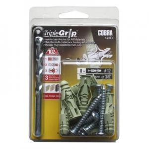#12 TRIPLE-GRIP + SCREWS GREEN
