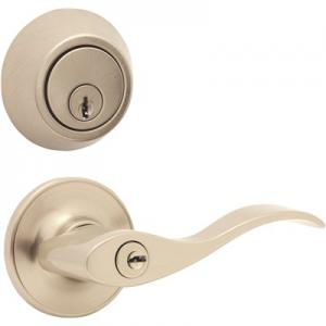 SN COMBO LEVER W/D DEADBOLT LOCK