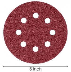 5" 320G VELCRO DISC W/HOLE
