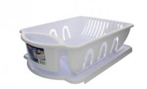 DISH DRAINER WHT 17.6X13.2X5.5"