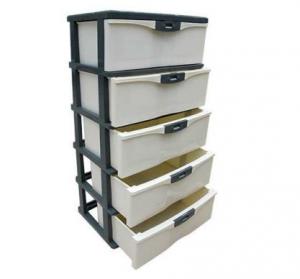 CABINET K.D 5 TIER 21.5X16X WHT/