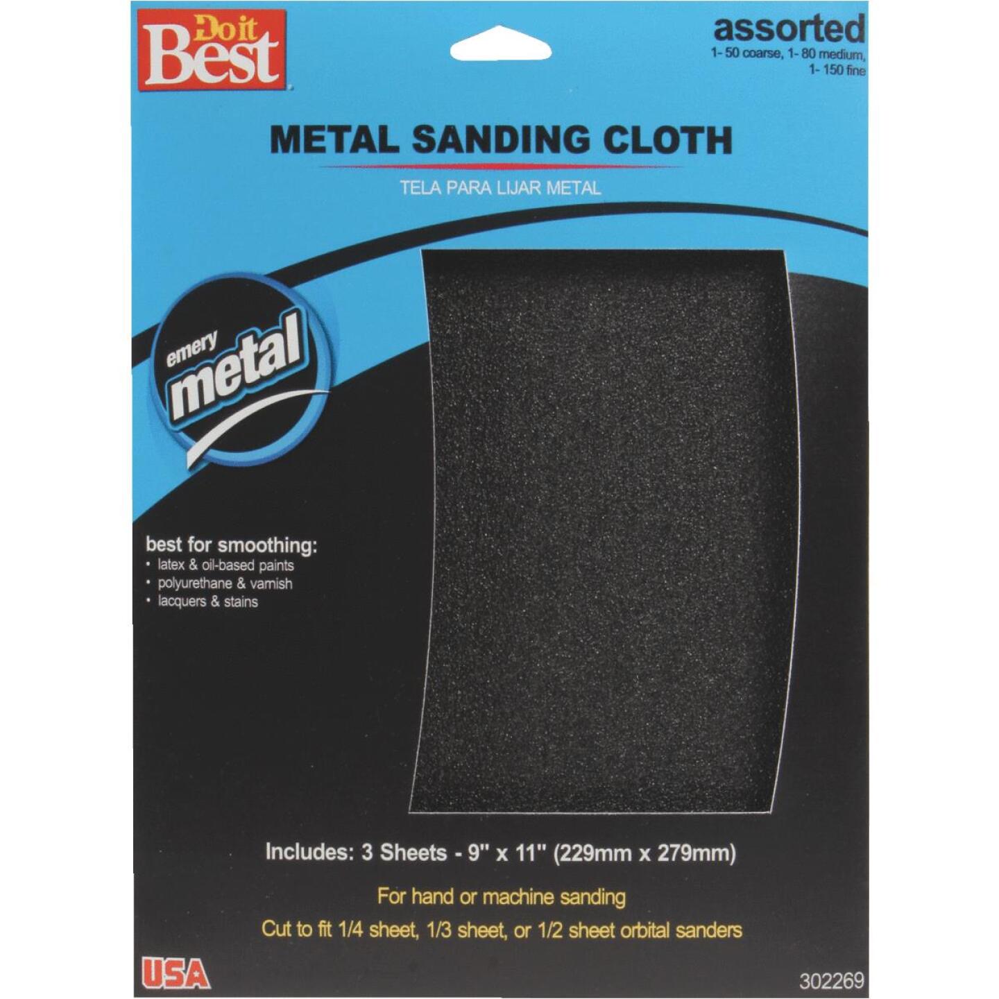 9X11 ASTD EMERY CLOTH