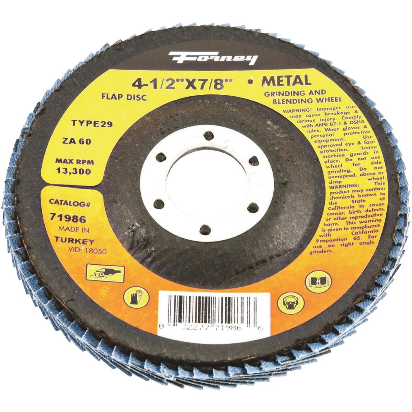 60G BLUE ZIR FLAP DISC