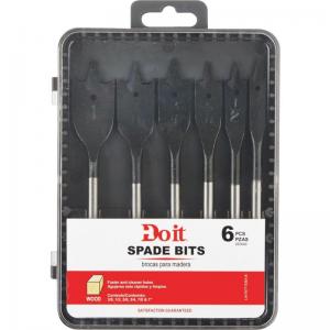 6PC ASST SPADE BIT