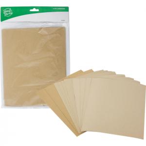9"x11" 10PK ASSORTED SANDPAPER
