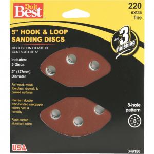 5PK 5" 220G SANDING DISC