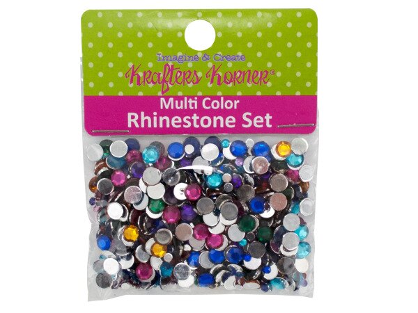 COLORED RHINESTONE SET