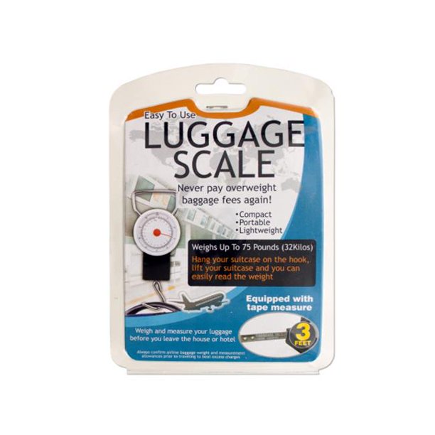 LUGAGE SCALE W/TAPE MEASURE