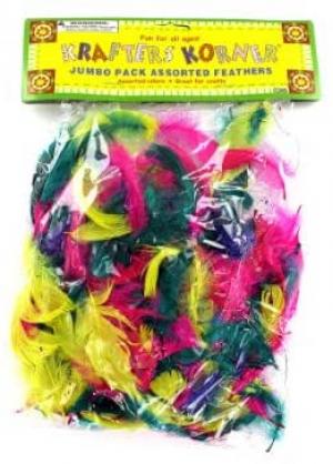 COLORFUL CRAFT FEATHERS