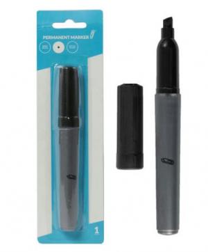 PERMANENT MRKER BLK CHISEL TIP