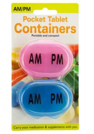 AM/PM POCKET TABLET CONT SET