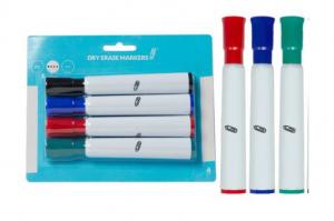 DRY ERASE MRKRS ASST 4PK