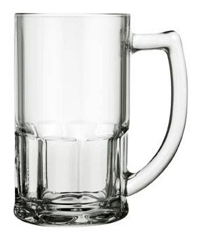 340ML MUG BEER CLEAR