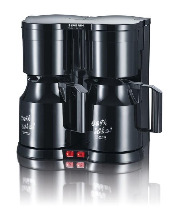 DUO-COFFEE MAKER 2X800W BLK