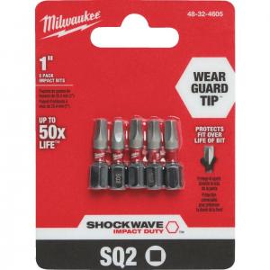 1'' #2 SQ RECESS BIT