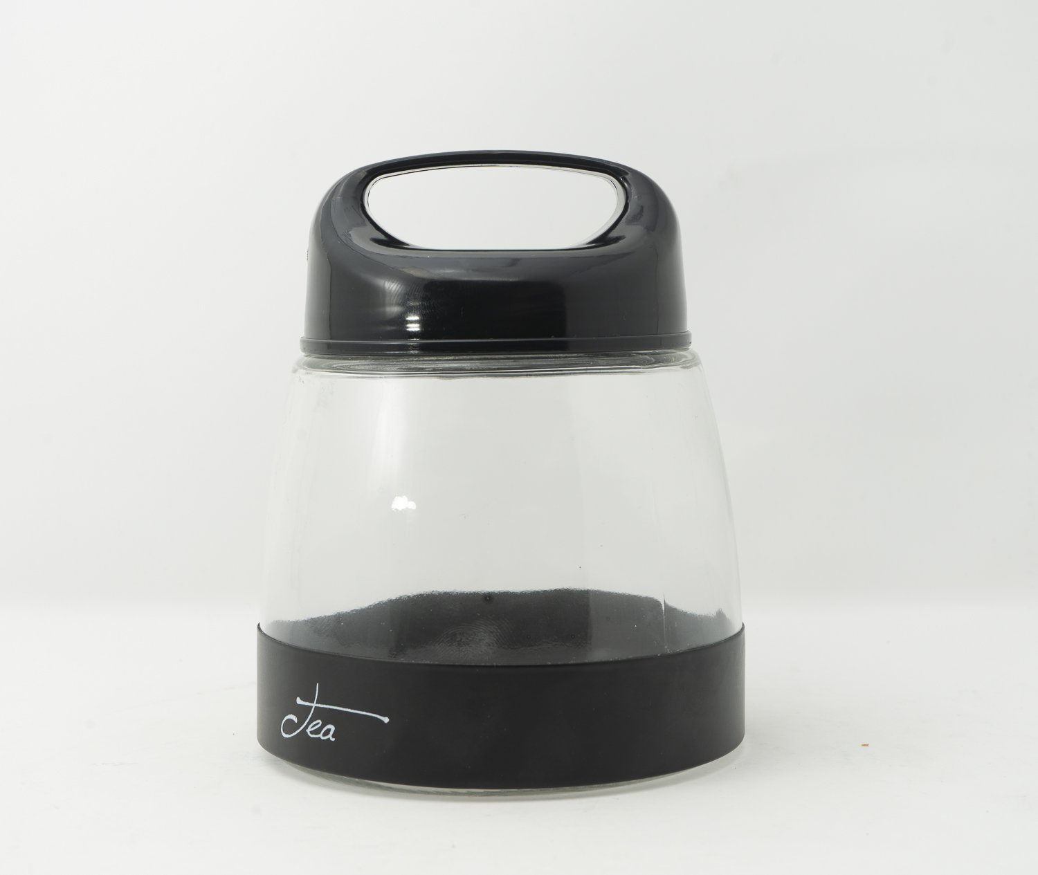 GLASS JAR WITH METAL