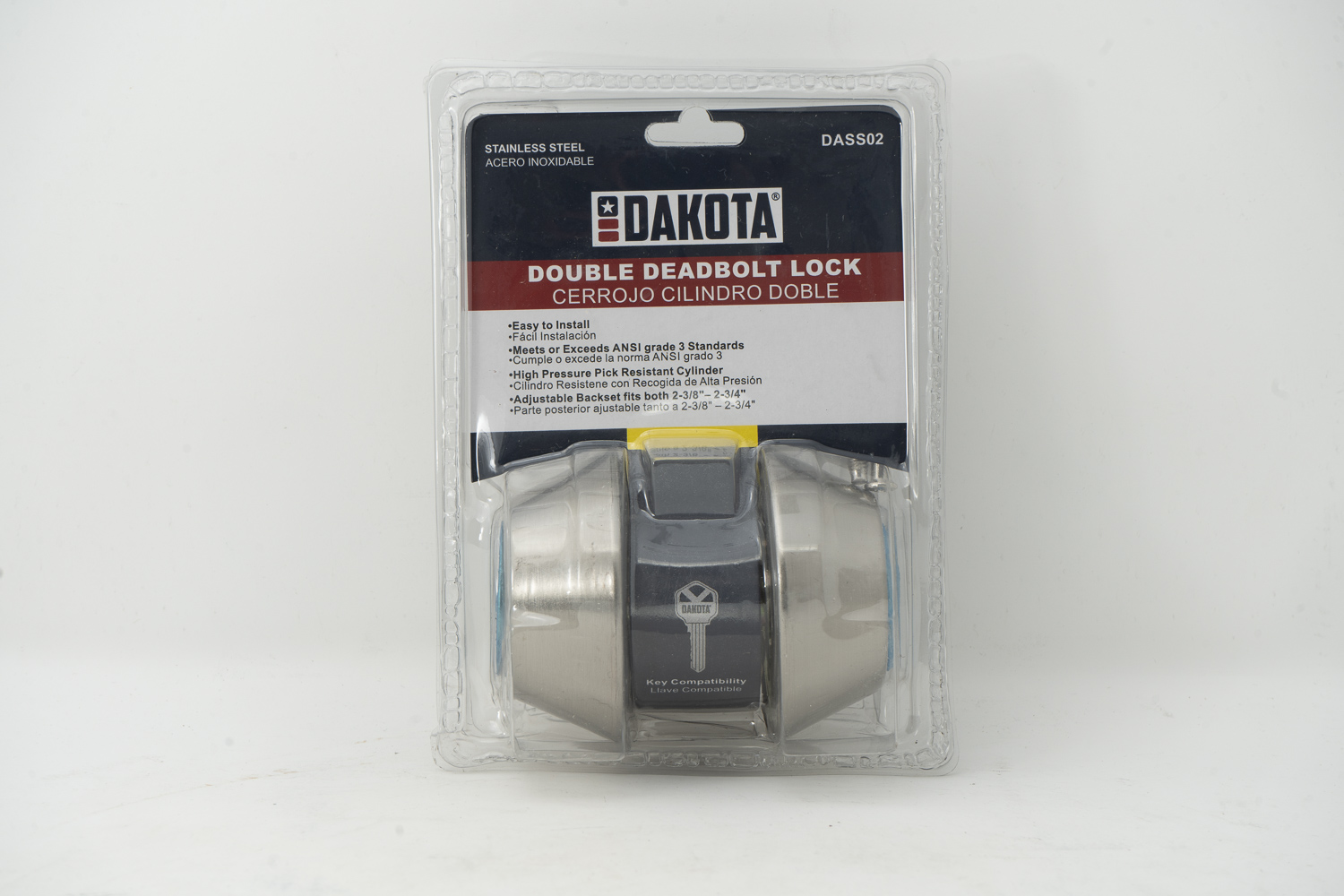 DOUBLE CYLINDER  DEAD BOLT SS