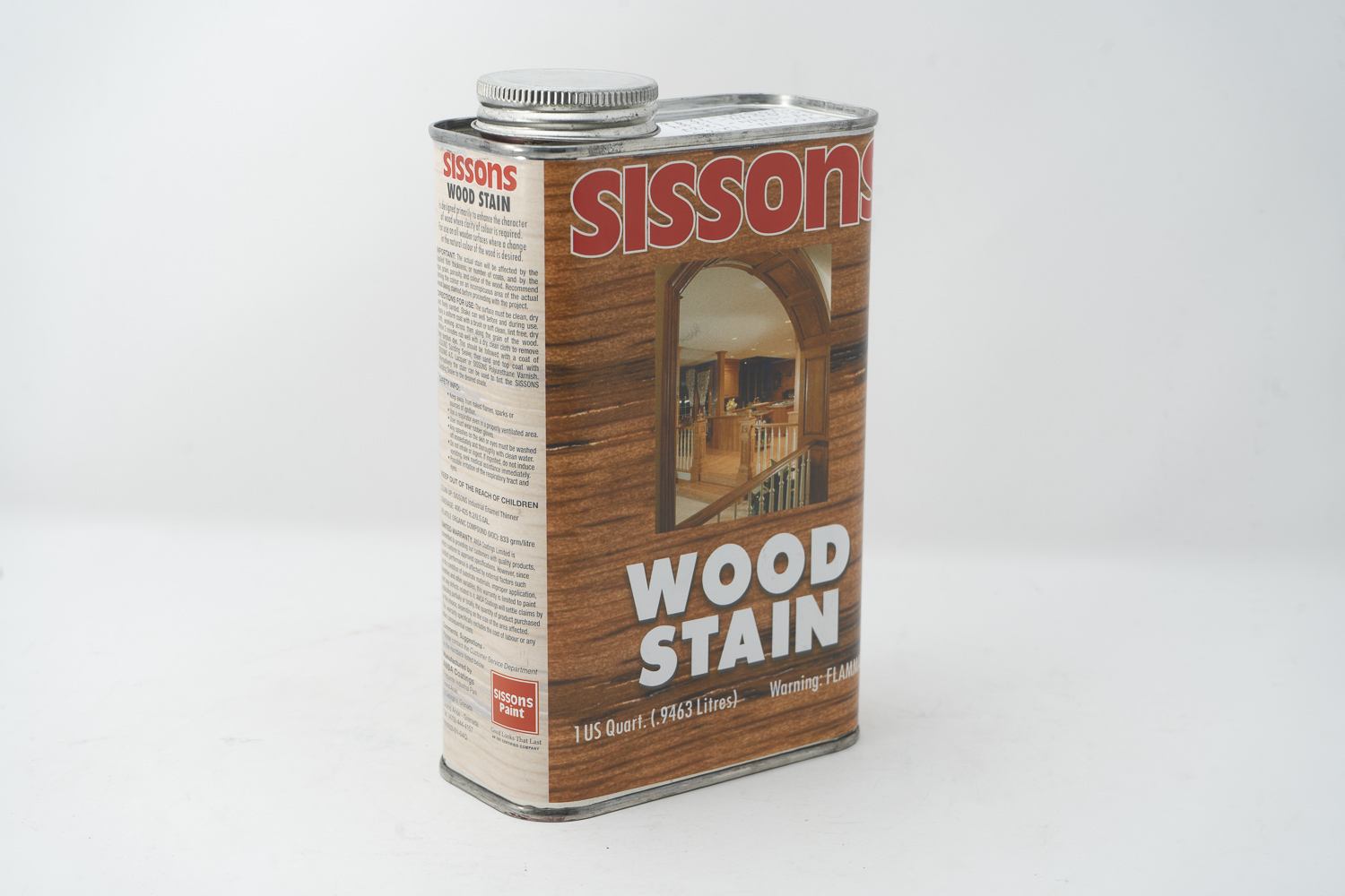 WOODSTAIN INDIAN R/WOOD 1 QT