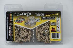 #6 TRIP-GRIP + SCREW BEIGE (100)