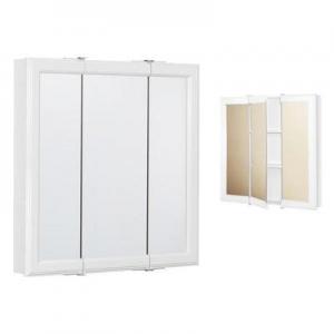 24" WHT TRI-VIEW MED CAB