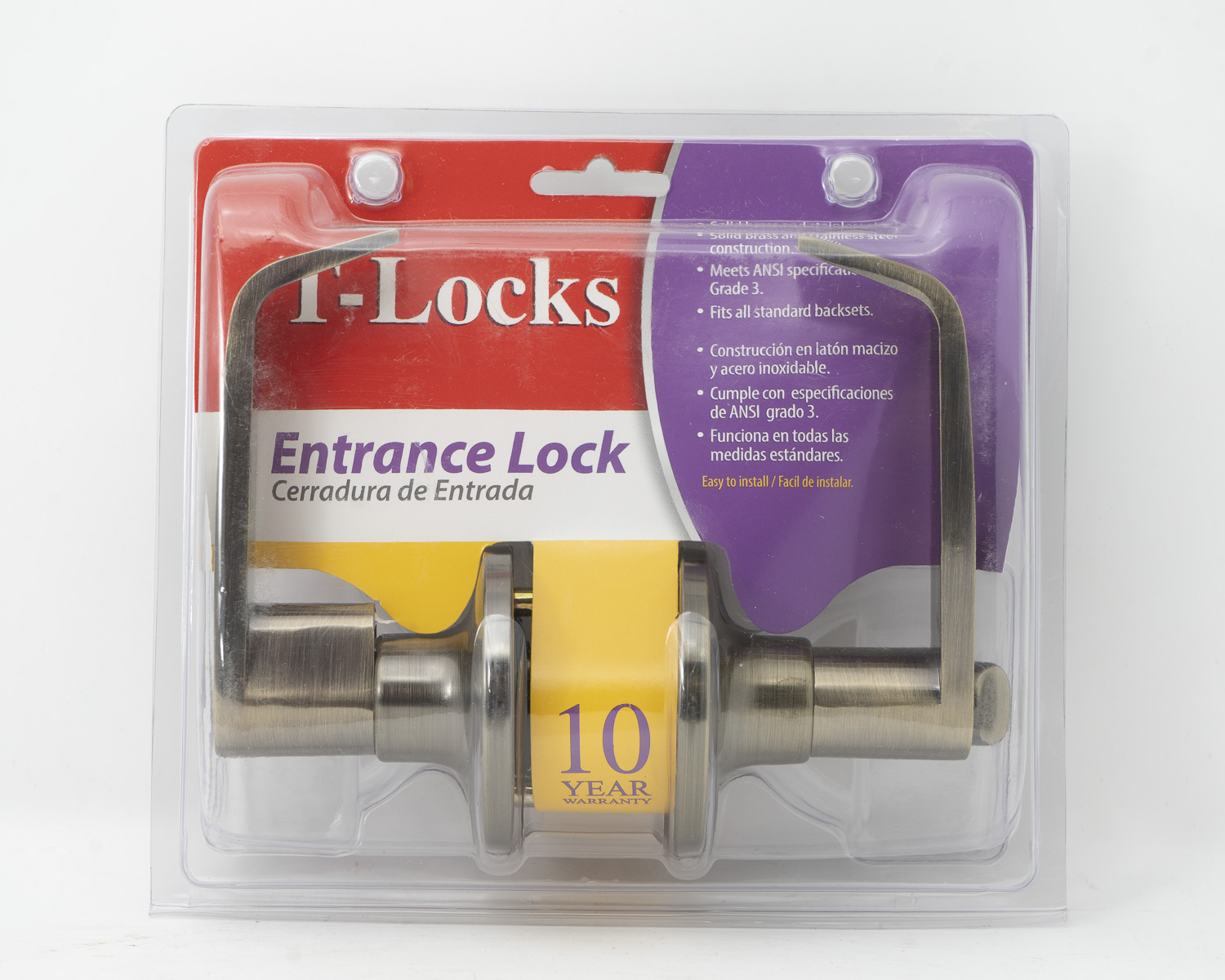ENTRANCE LEVER LOCKSET