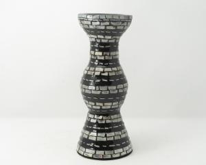 LACQUER BAMBOO CANDLE HOLDER