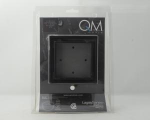 4"X4" SQ DRAIN BLACK/ORB