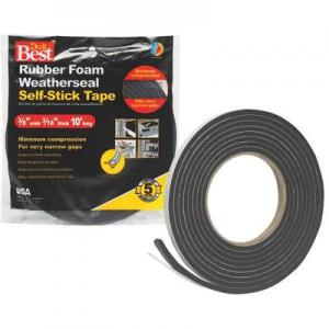 3/8X3/16"X10' BLK TAPE