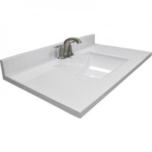 37X22 WHT WV VANITY TOP