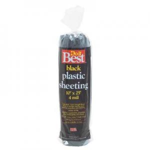 10X25 4MIL BLK POLY FILM