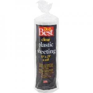 10X25 4MIL CLR POLY FILM