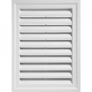 WHITE RECTGLE GABLE VENT