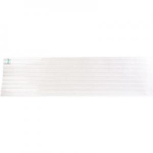 26"X8' POLY CLR CORGTD U PANEL