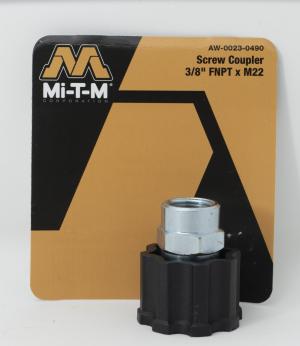 3/8" FNPTXM22 SCREW COUPLER