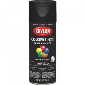 SATIN BLACK COLORMAX SPRAY PAINT