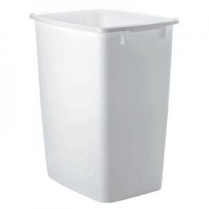 36QT WHITE WASTEBASKET