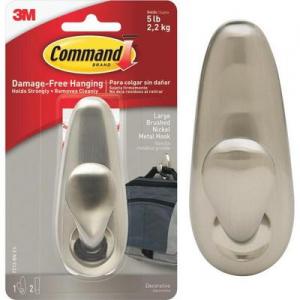 COMMAND LRG NICKEL HOOK