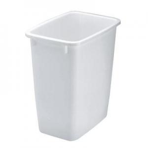 21QT WHITE WASTEBASKET