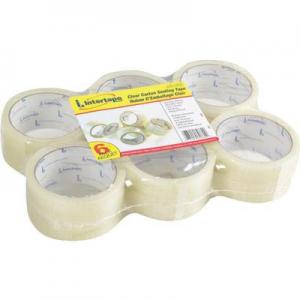 6PK 48MMX55YD CLEAR TAPE