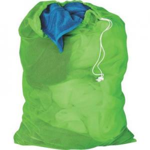 LAUNDRY BAG MESH LM GREEN 25X36"