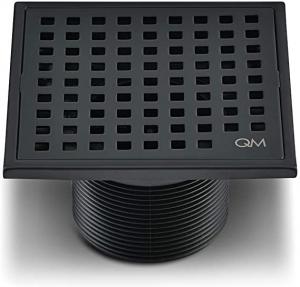 4"X4" SQUARE DRAIN BLACK/ORB