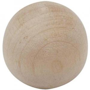 1-1/2"HARDWOOD BALL KNOB