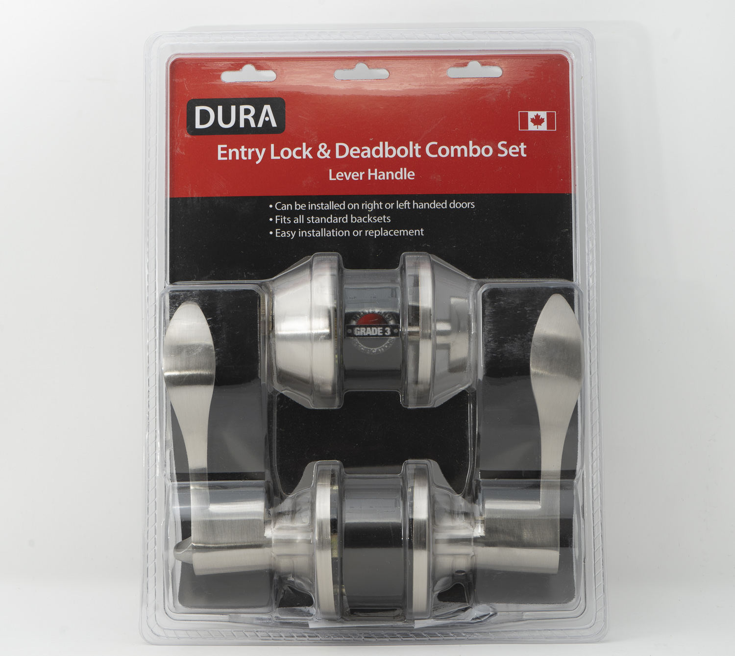 SN COMBO LEVER W/S DEADBOLT LOCK