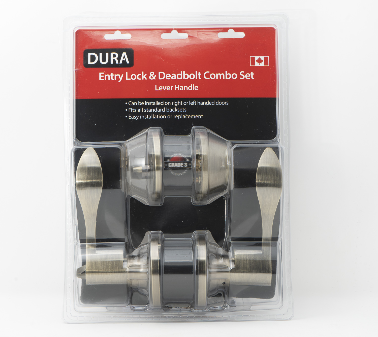 AB COMBO LEVER W/S DEADBOLT LOCK