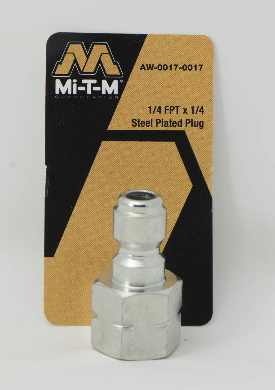 1/4FPT X1/4 STEEL PLATED PLUG