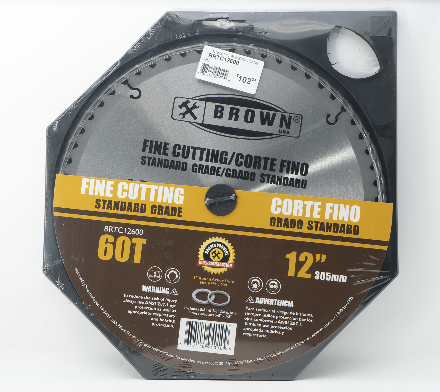 12"X60T CARBIDE TIP BLADE